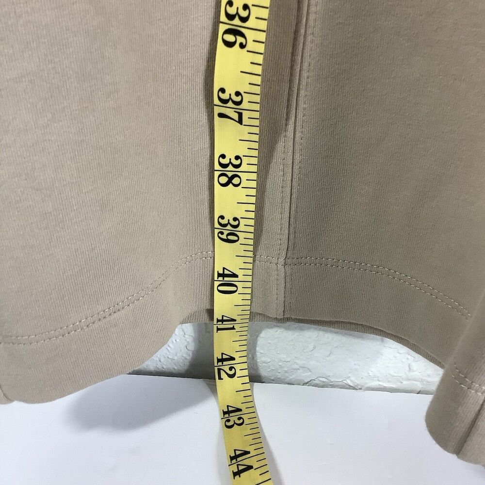 Old Navy Women's High-Waisted Dynamic Fleece Cargo Trouser Pants Size L Beige - Picture 8 of 8